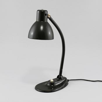 BORDSLAMPA, omkring 1900-talets mitt.