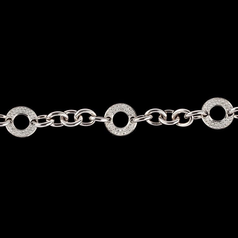 A diamond bracelet, tot. app. 2.20 cts.