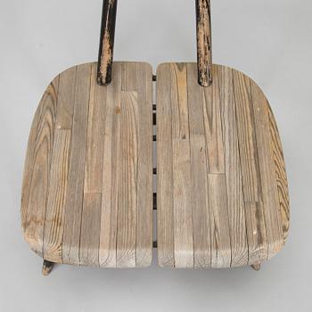 Ilmari Tapiovaara, fåtöljer ett par, "Pirkka lounge chair", Laukaan Puu 1960-tal.