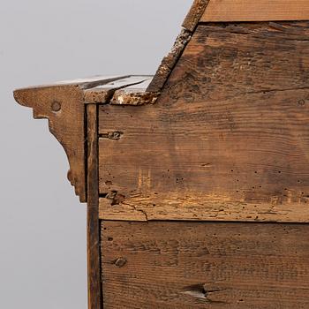 A 18th Century oak cabinet.