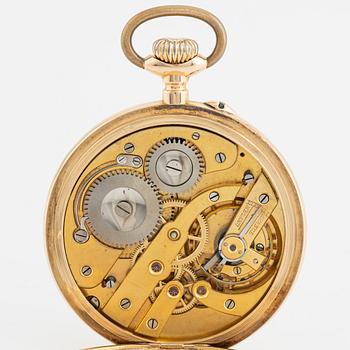 CH. F. Tissot & Fils, pocketwatch, 14K gold, 50,5 mm.