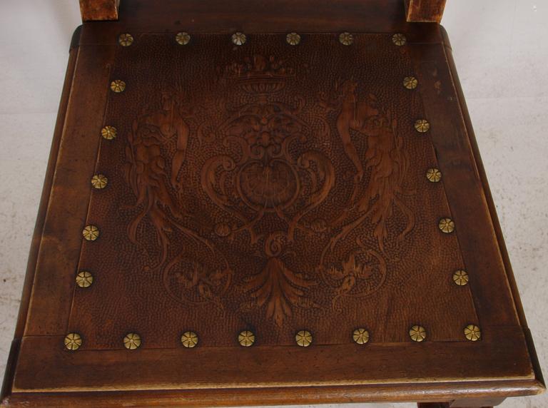 STOLAR, ett par. Nyrenässans, 1800-talets senare hälft.