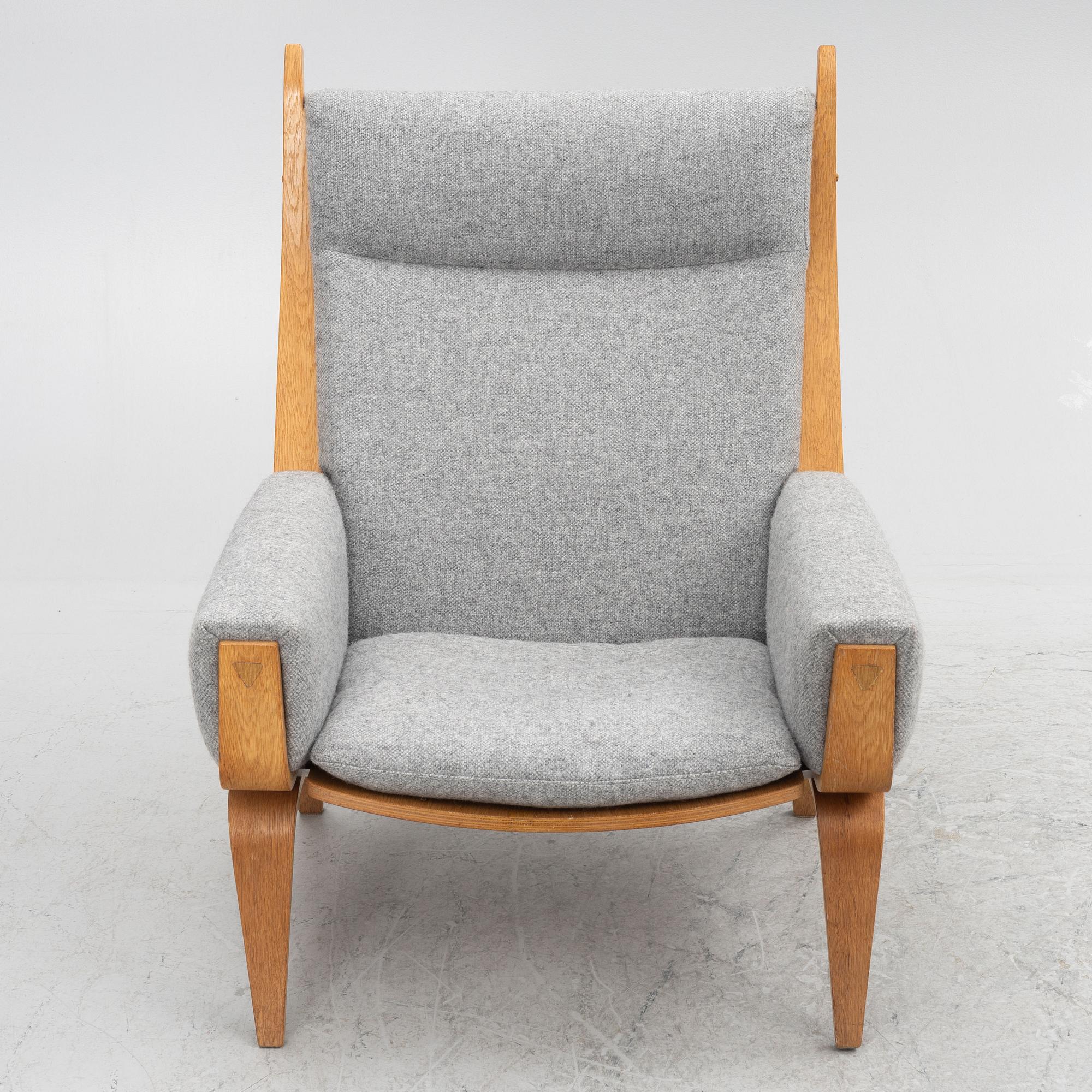 Hans J. Wegner, a model "GE 501-A" armchair, Getama, Denmark, 21st century.