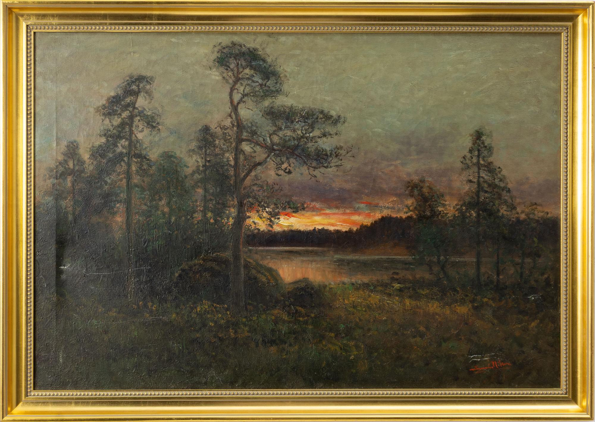 Severin Nilson, Skymningslandskap.