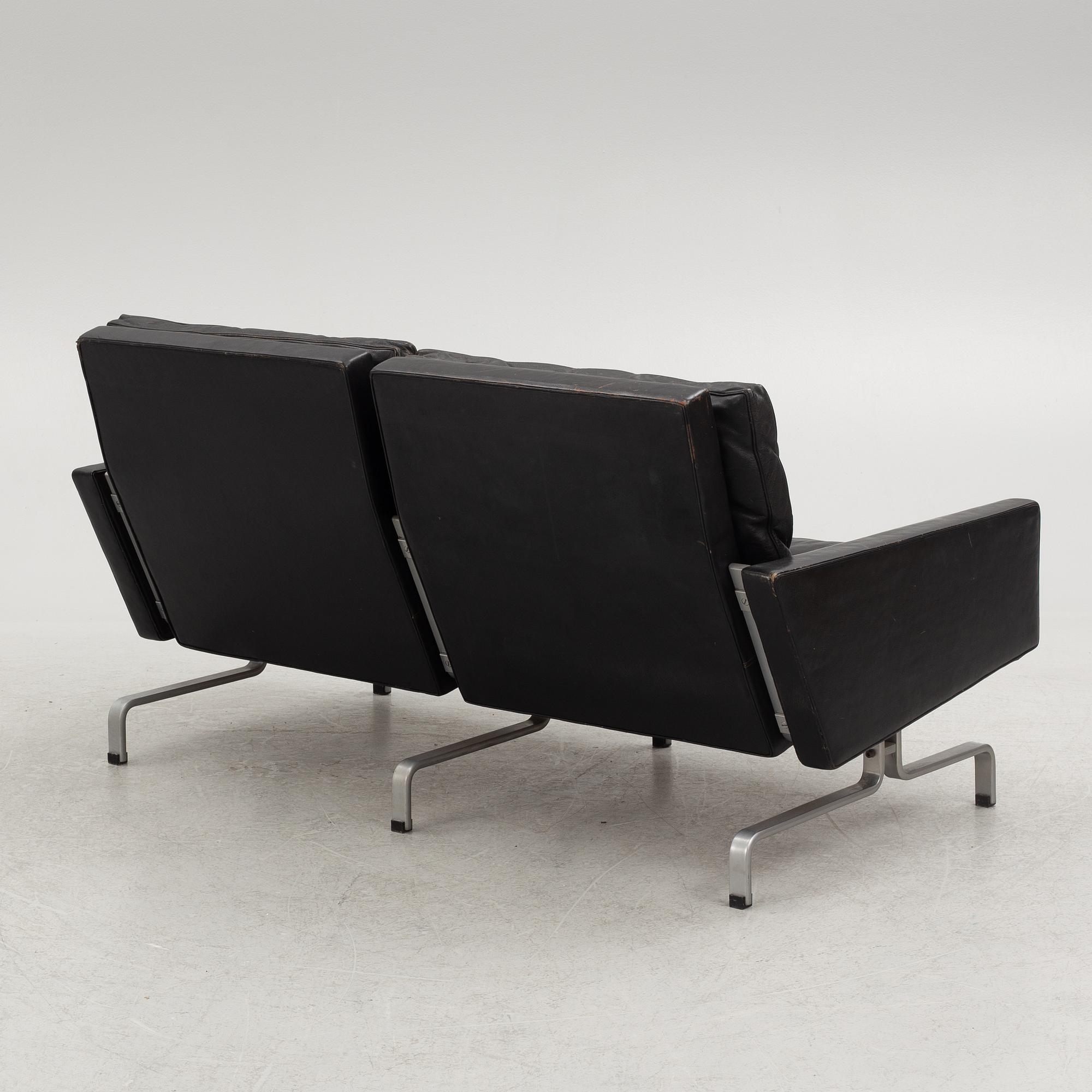 Poul Kjaerholm, a model 'PK-31' sofa, E Kold Christensen, Denmark.