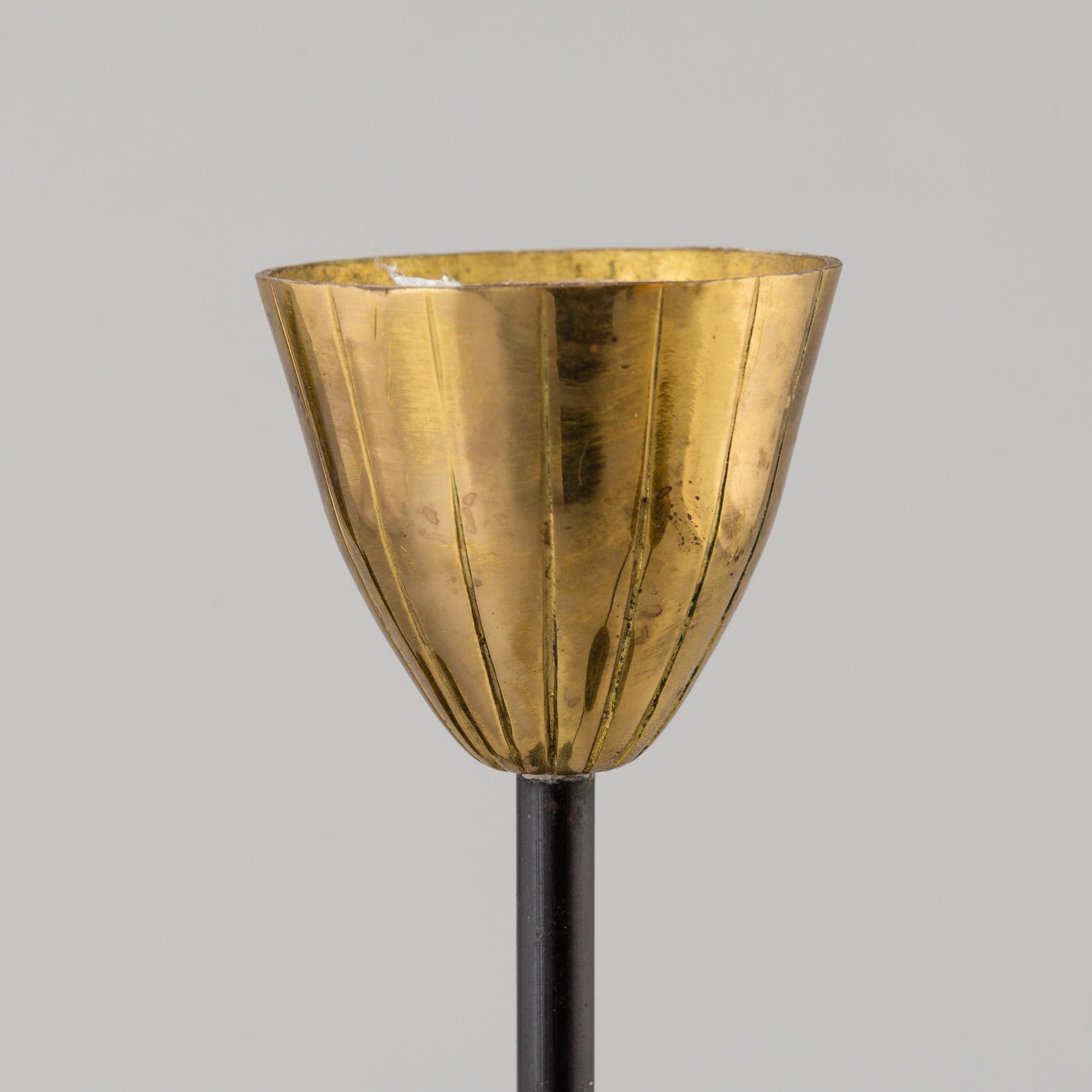 GUNNAR ANDER, a candelabrum, Ystad Metall, second half of the 20th century.