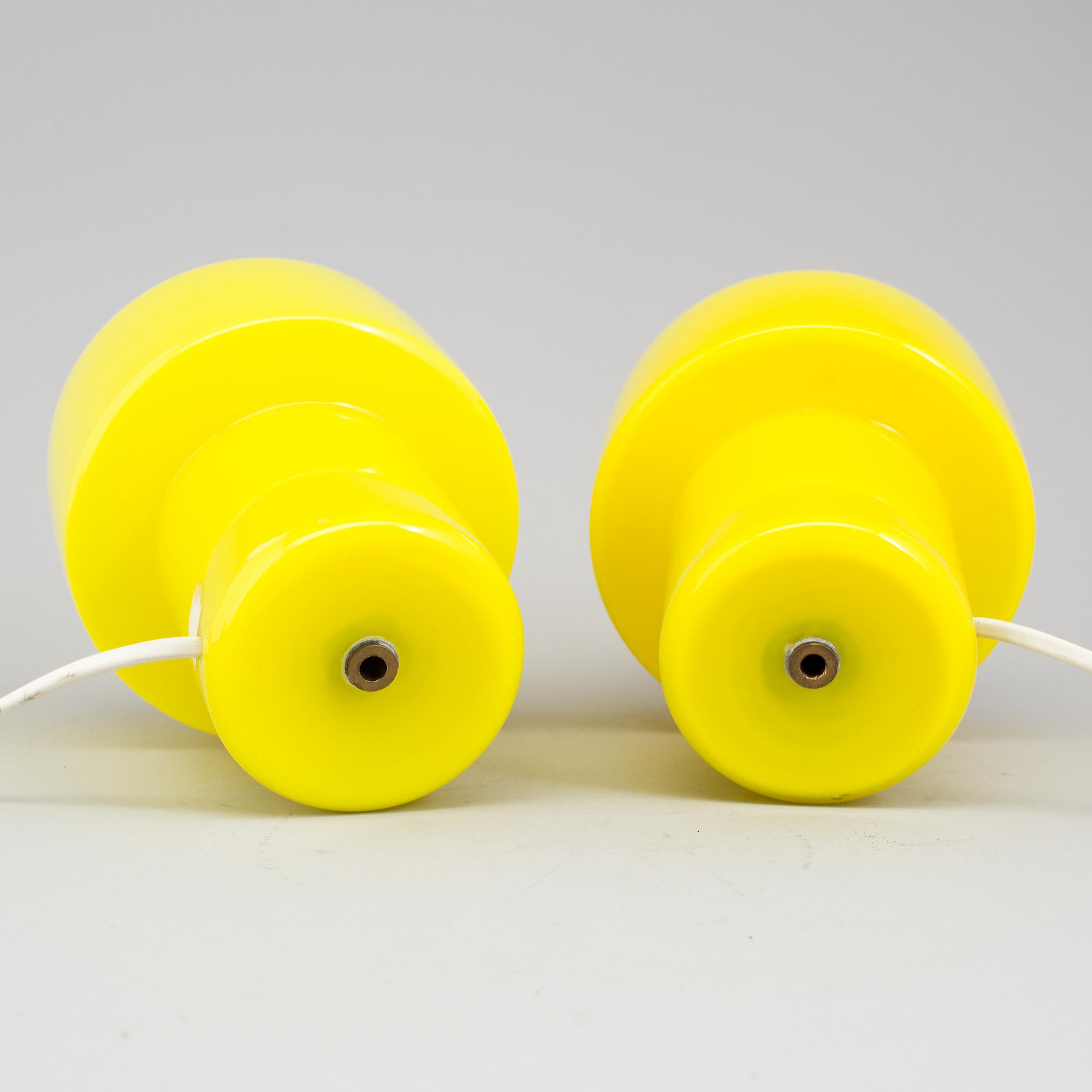 A pair of Luxus table lamps, 20th century.