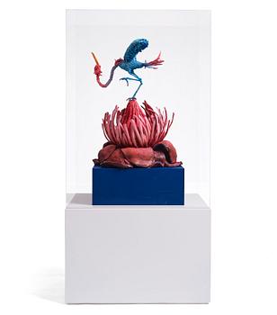 Nathalie Djurberg & Hans Berg, "One Last Trip to the Underworld (Strawberry Red and Blue)".