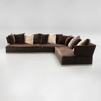 Antonio Citterio, A three piece modular 'ACCollection' sofa, B&B Italia Maxalto.