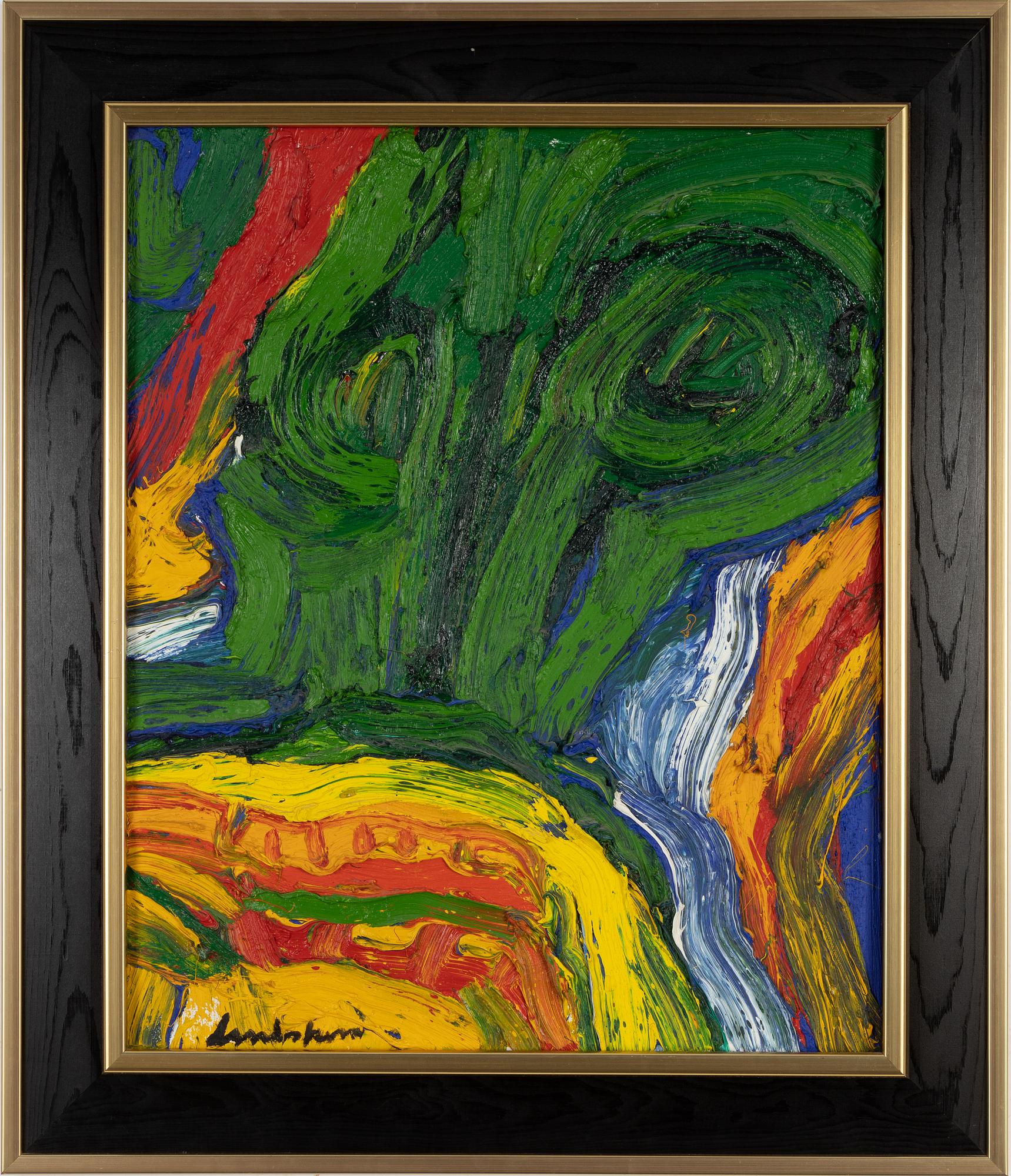 Bengt Lindström, olja på duk, signerad.