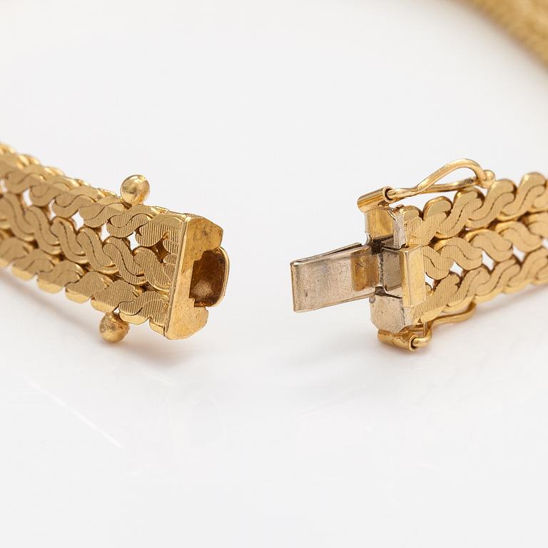 Armband, 18K guld. Unoaerre, Italien.