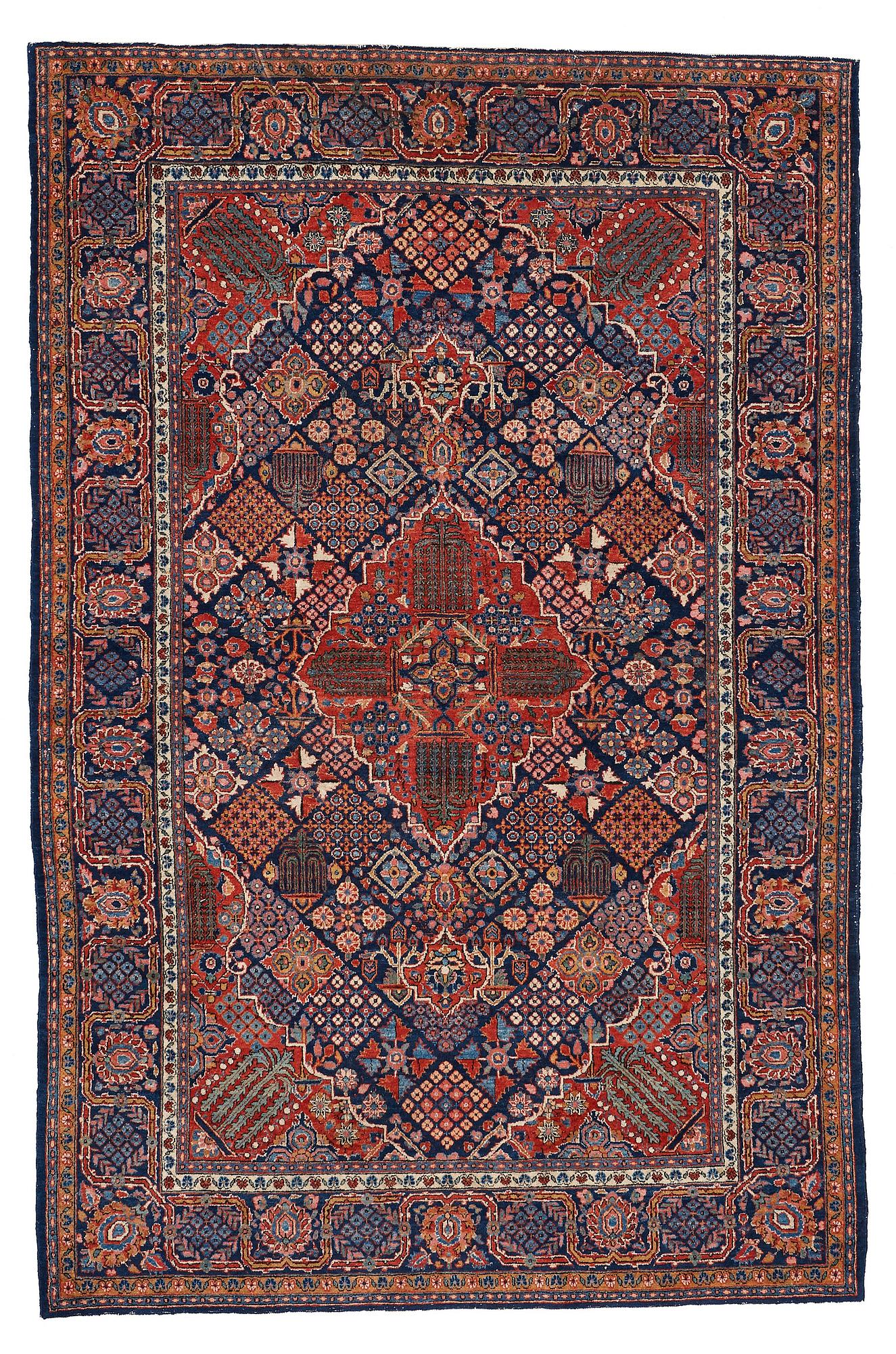 MATTO, a semi-antique Kashan probably, ca 200 x 133 cm.