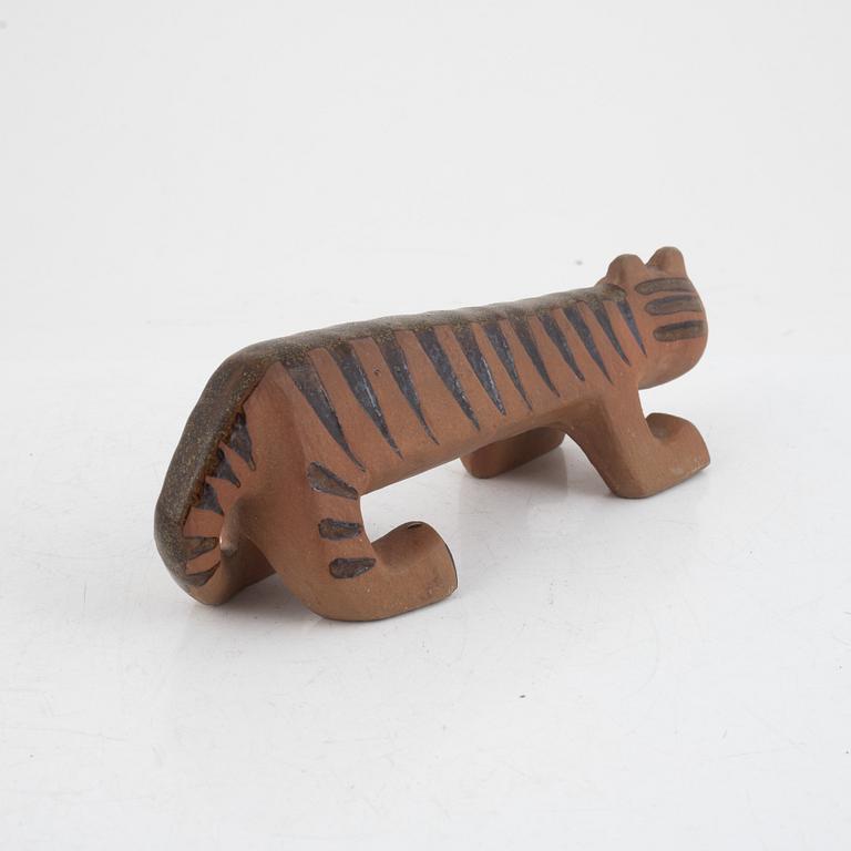 Lisa Larson, figurine, "Tiger", from the "Africa" series, Gustavsberg 1965-75.