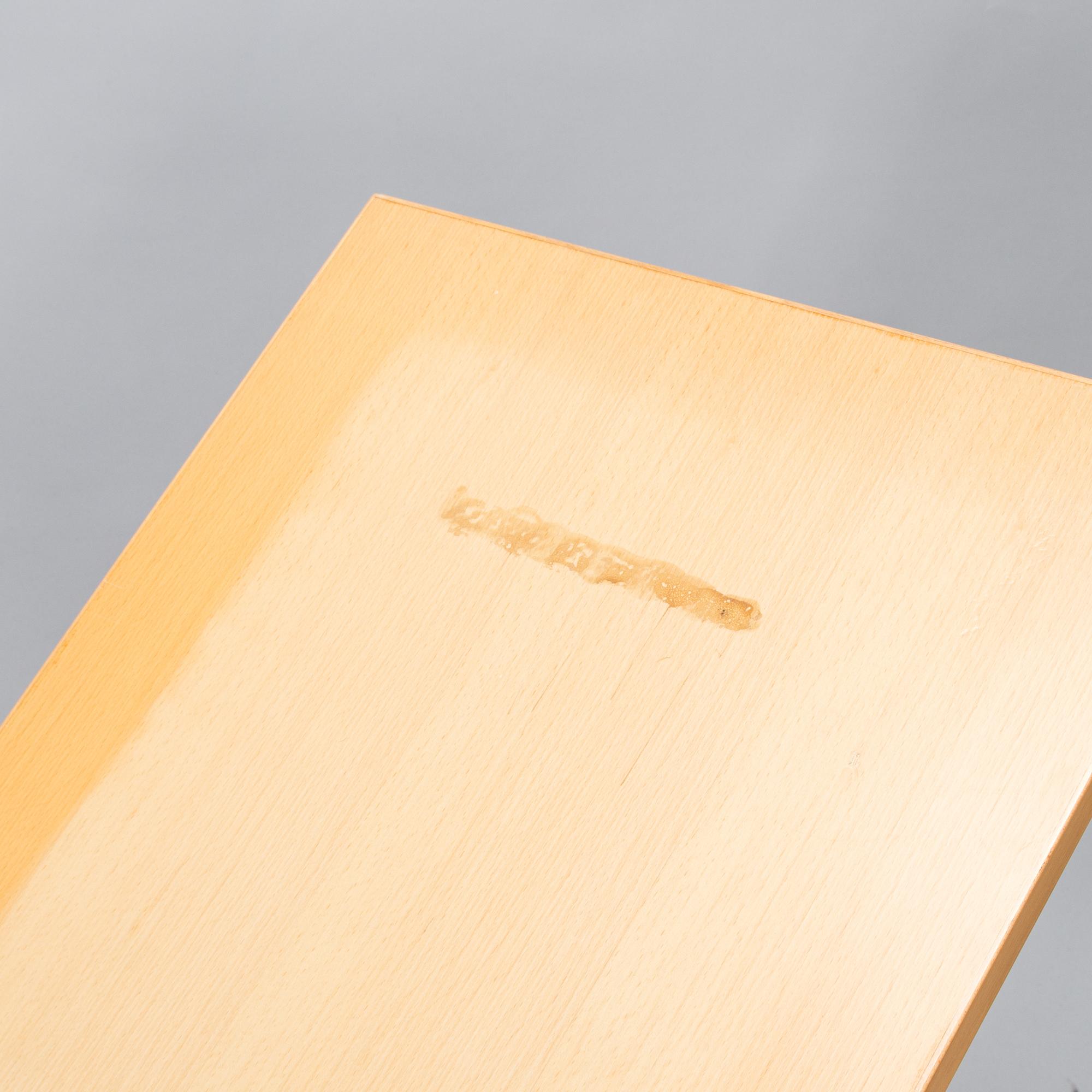 Anne Jaakkola, prototyp fåtölj, Kawase Mokko 1993.