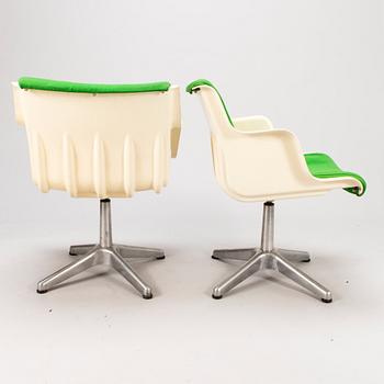 YRJÖ KUKKAPURO, Nojatuoleja 4 kpl, malli ABS 3428X, Haimi 1970-luku.