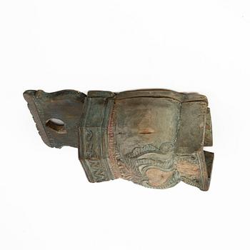 Spoon holder, folk art, Jämtland. 17th-18th century.