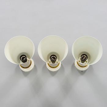 Lisa Johansson-Pape, kohdevalaisimia, 3 kpl, malli 13-005, Stockmann Orno 1900-luvun puoliväli.