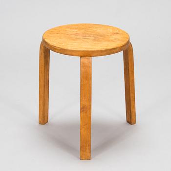 Alvar Aalto, a mid-20th century '60' stool for  O.Y. Huonekalu-ja Rakennustyötehdas A.B.