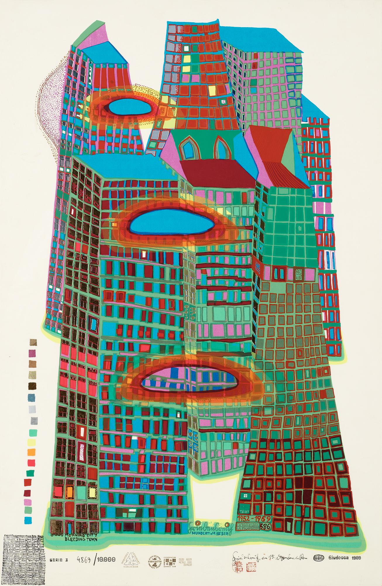 Friedensreich Hundertwasser, "Good morning city".