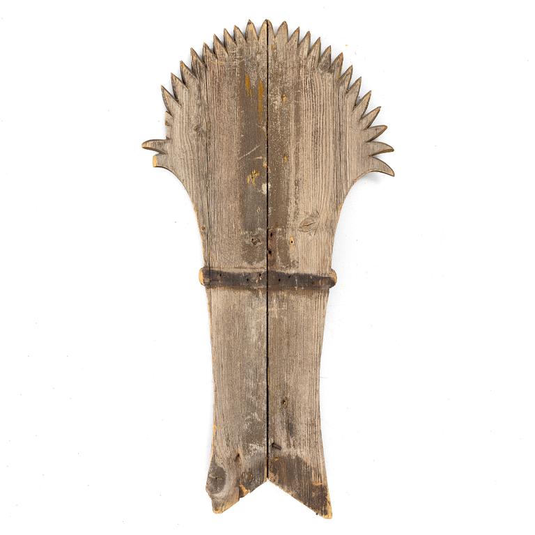 Decoration for a porch, folk art. 19th century.