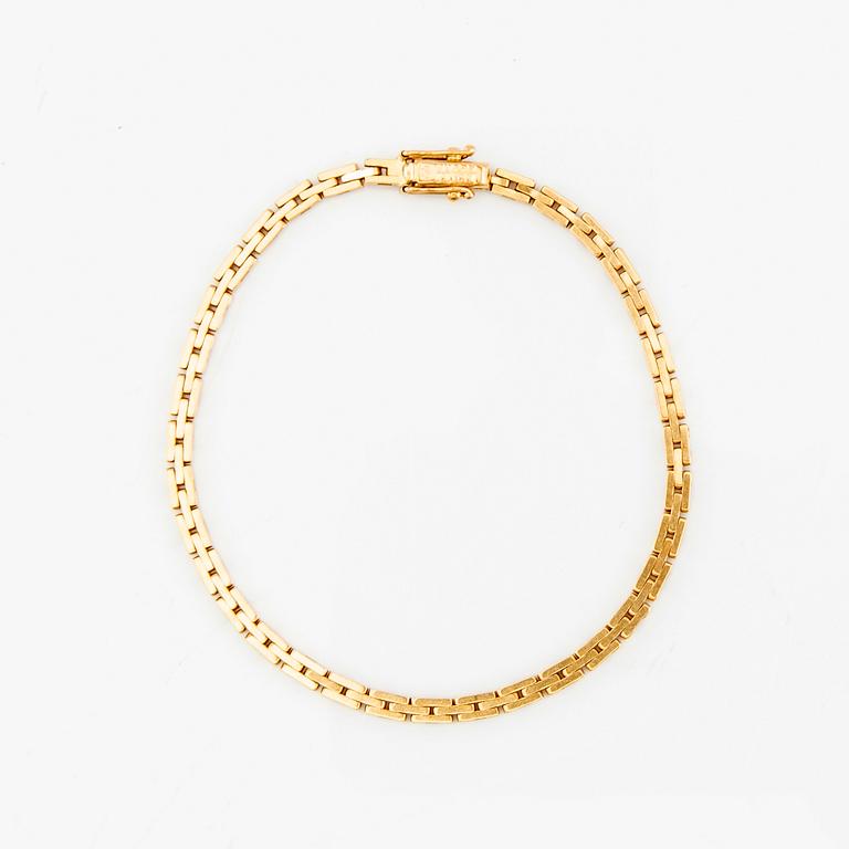 Armband Korridor-länk 18K guld.