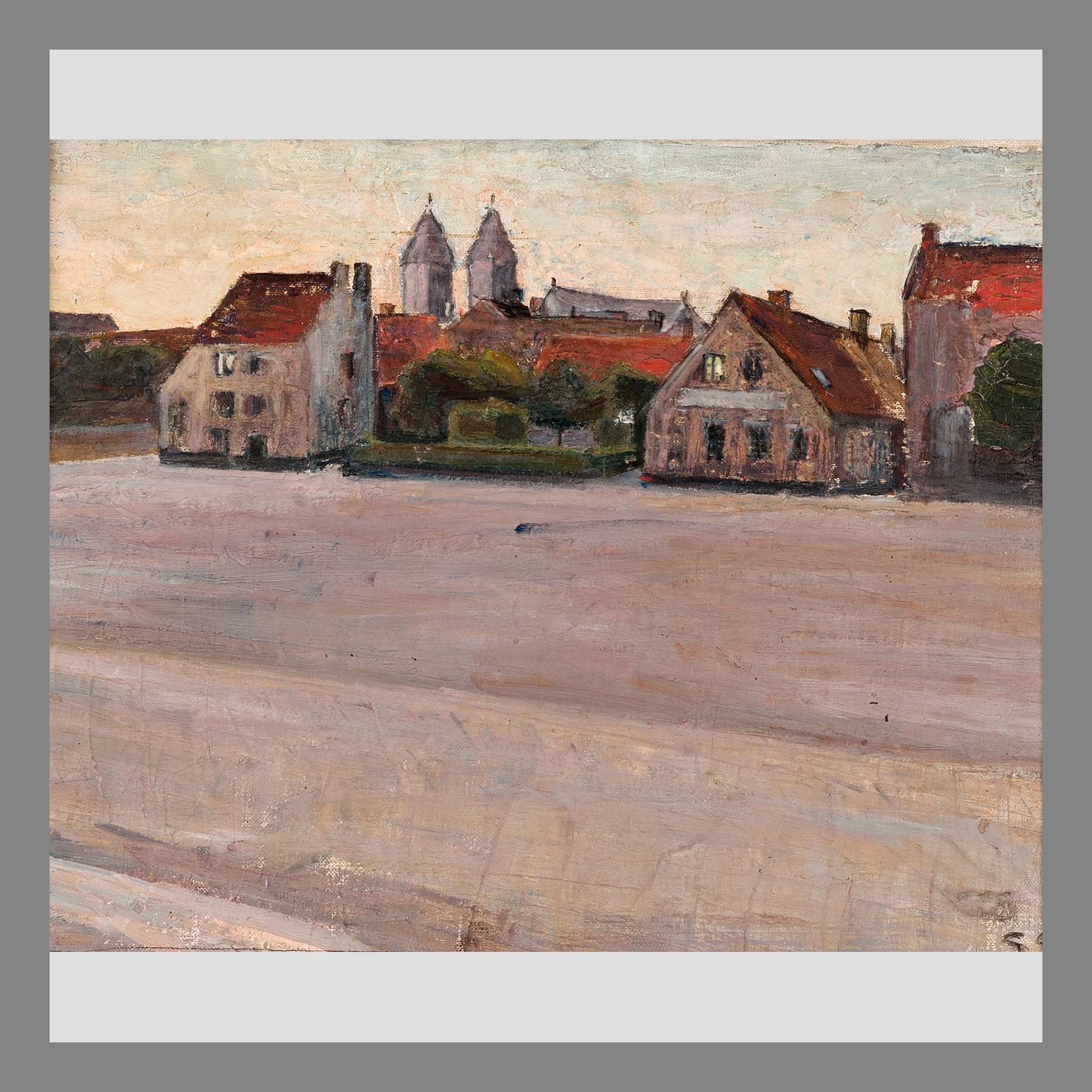 Sigrid Schauman, SIGRID SCHAUMAN, TOWN VIEW.