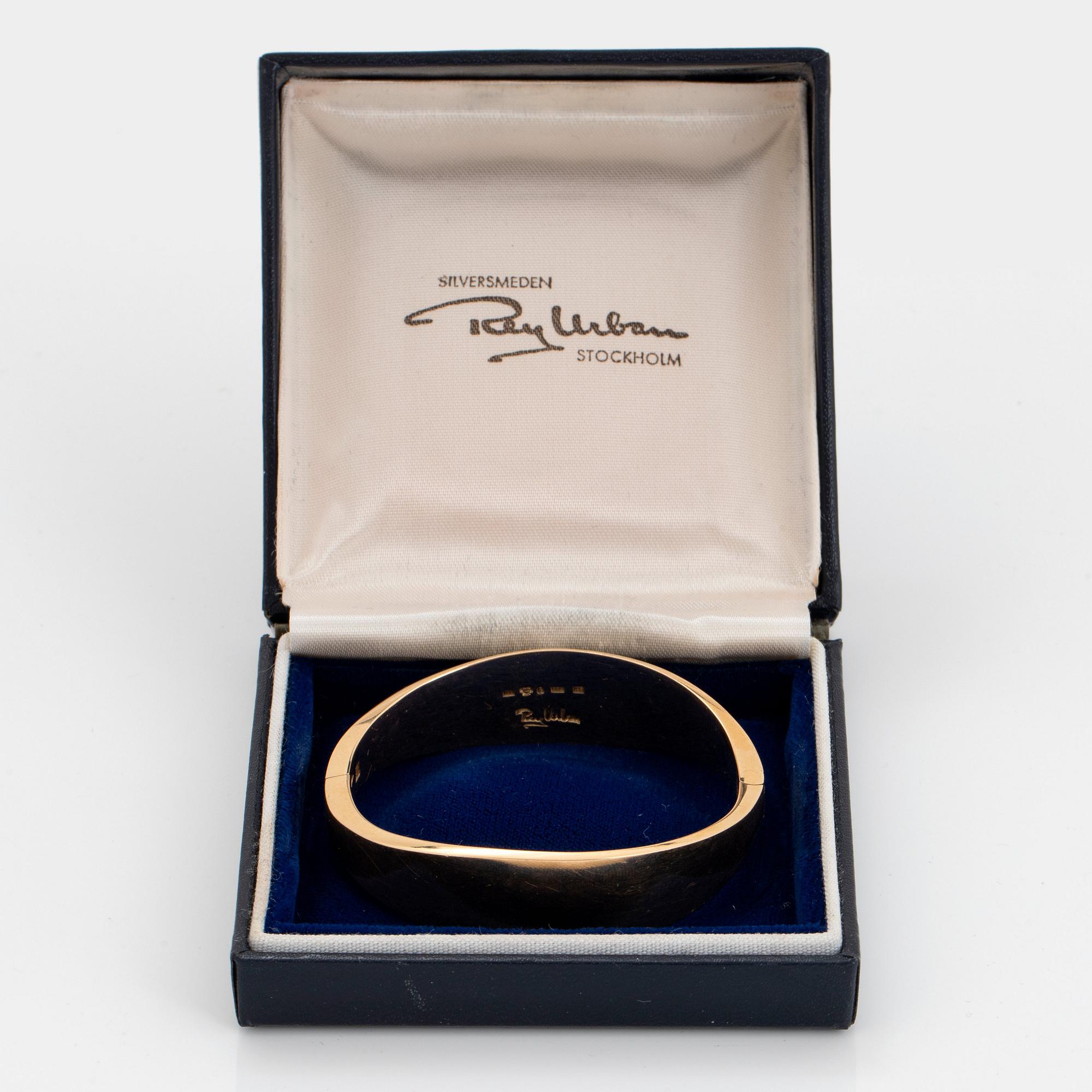 Rey Urban, an 18k gold bangle, Stockholm 1969.