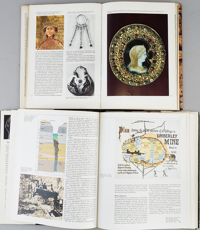 BOOKS, 7 vol. About Jewelry.