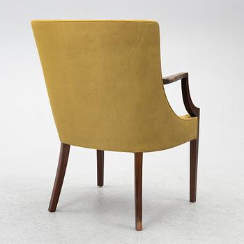 Armchair, C.B. Hansen, Denmark, mid-20th century.