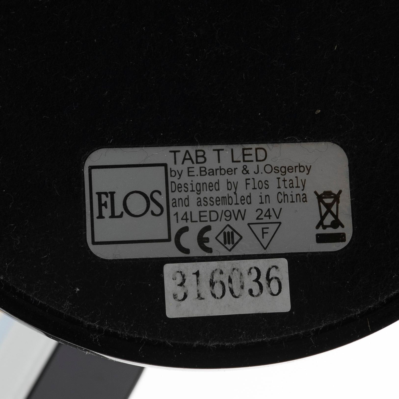 Table lamps, a pair, "Tab T", Flos.