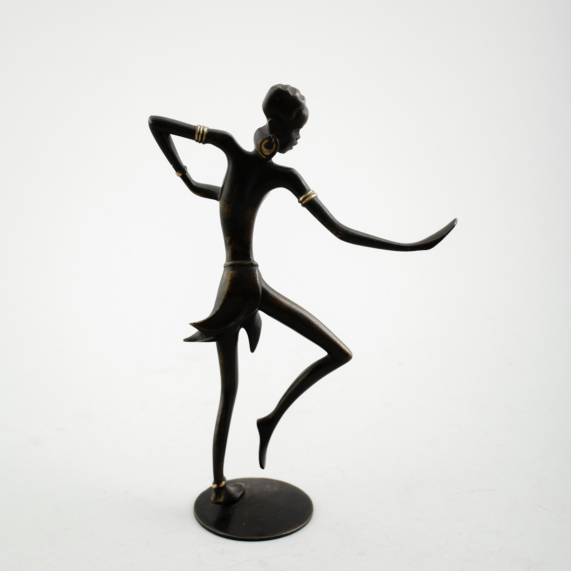 SKULPTUR, brons, Richard Rohac, Österrike, 1900-talets mitt.