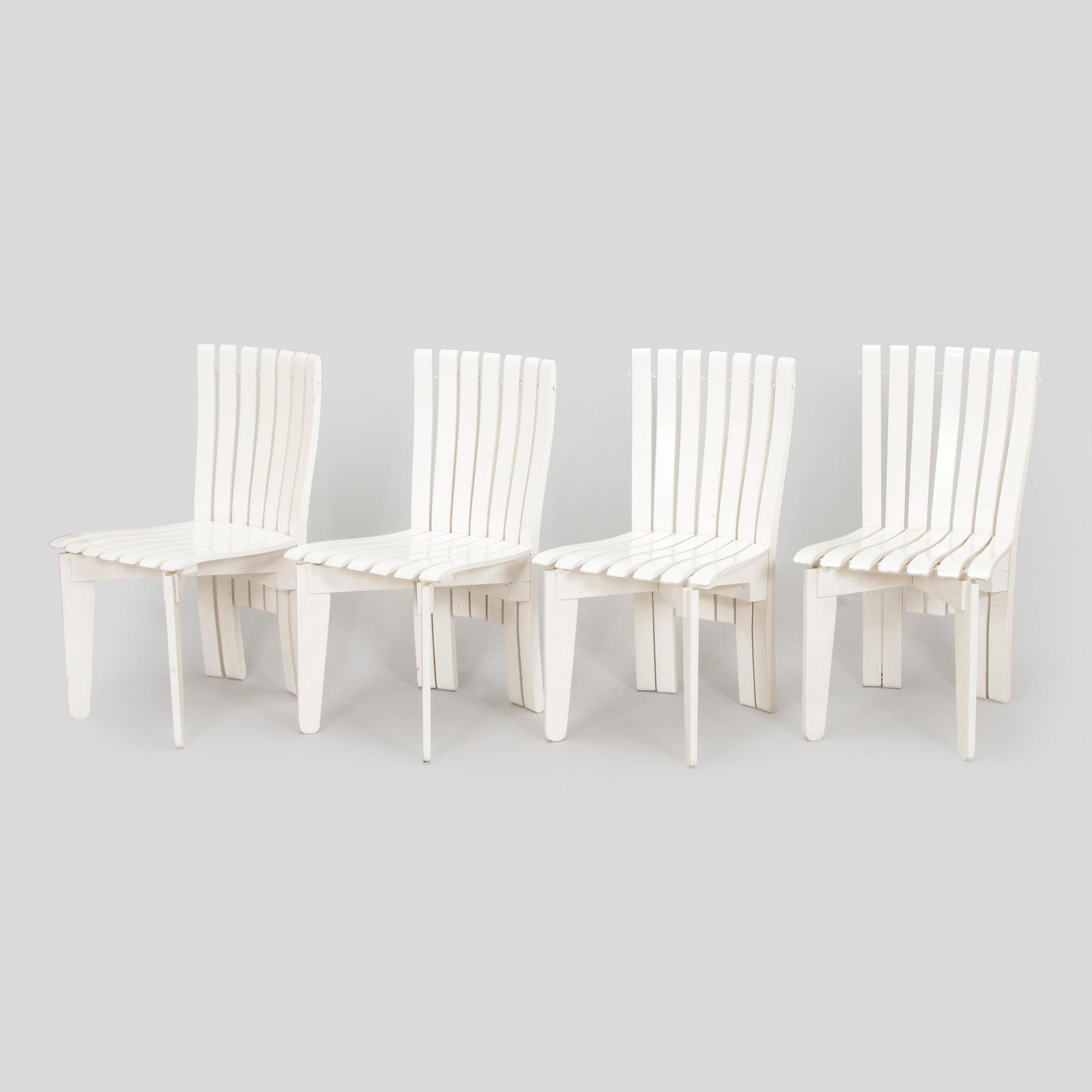 Alvar & Aino Aalto, trädgårdsgrupp, 5 delar, "Aurinko"-serien, O.Y. Huonekalu- ja Rakennustyötehdas A.B. 1957.