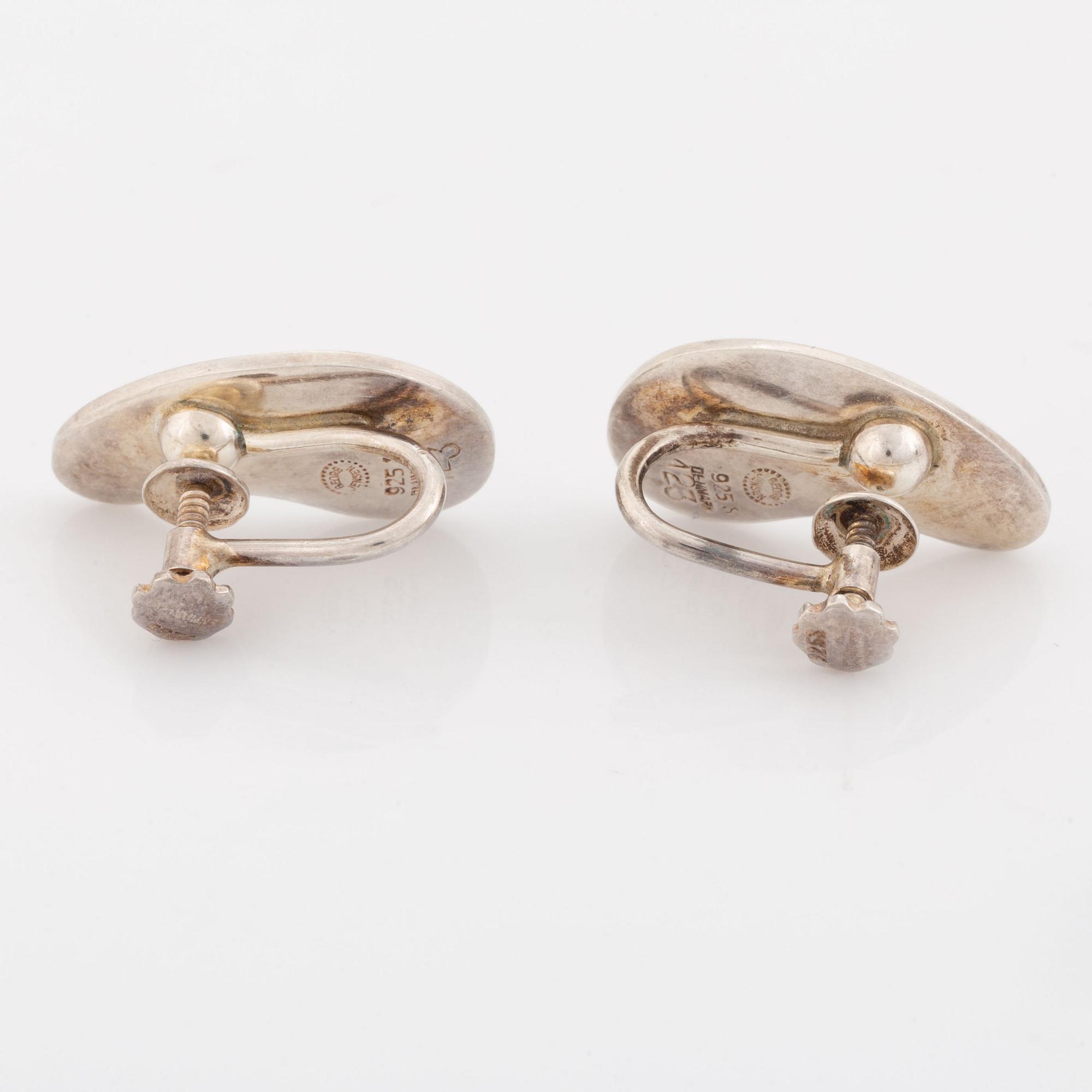 Georg Jensen, Nanna Ditzell, sterling silver earrings.