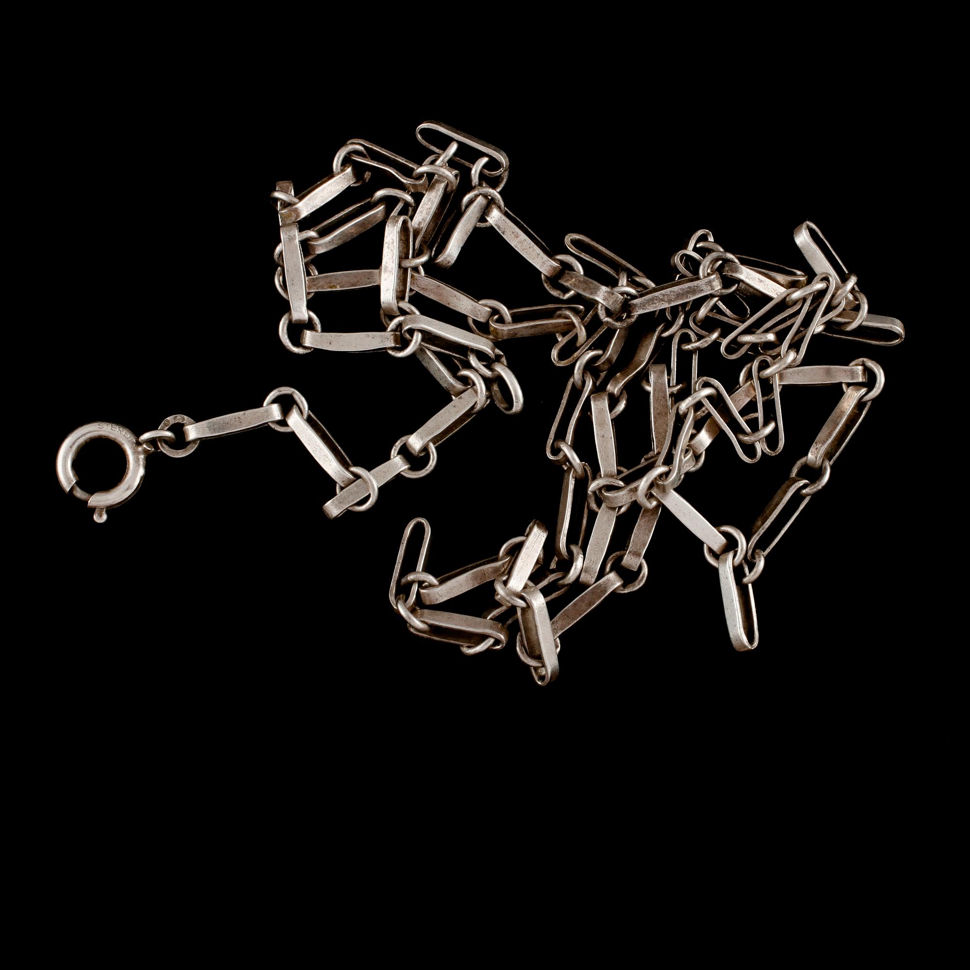 HALSLÄNK, sterlingsilver. Vikt 17,0 g.