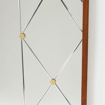 A mirror from the second half of the 20th century, probably AB Glas & Trä, Hovmantorp, Sweden.