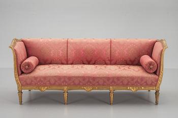 SOFFA, Gustaviansk stil. 1900-tal.