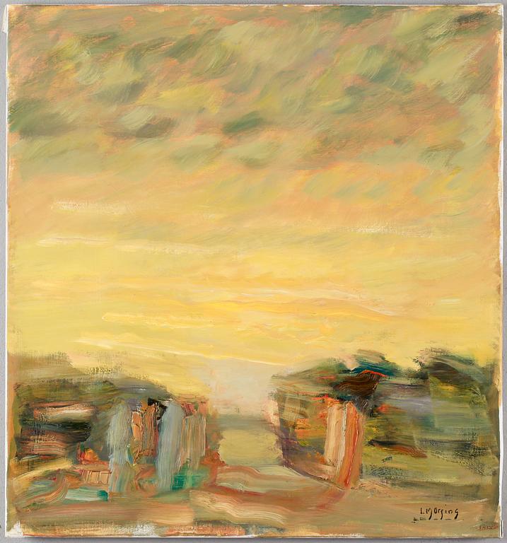 IVAR MORSING, oil on canvas, stamped signature.