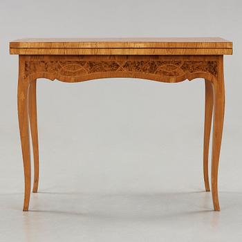 A Swedish Rococo games table.