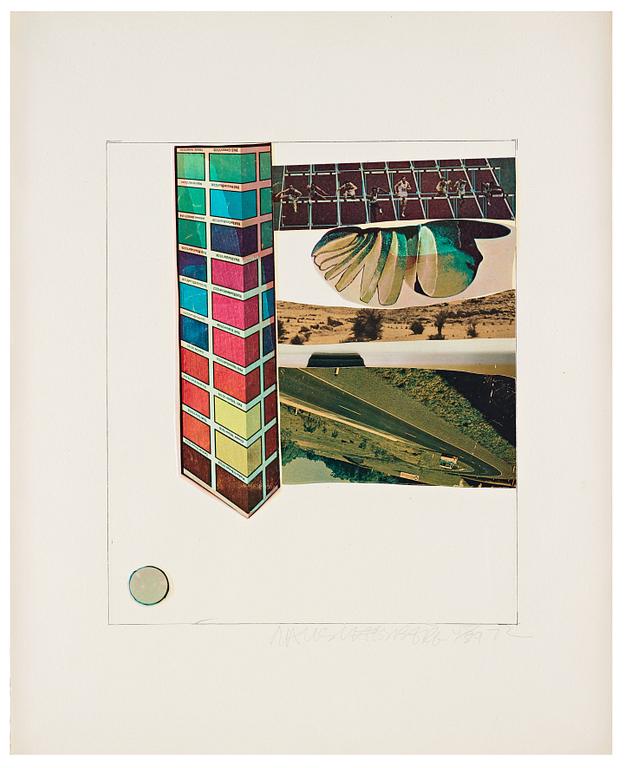 Robert Rauschenberg, "Horsefeathers Thirteen-IV".