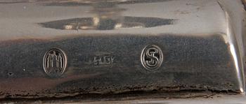 KANDELABRAR, ett par, silver, Danmark, 1940.