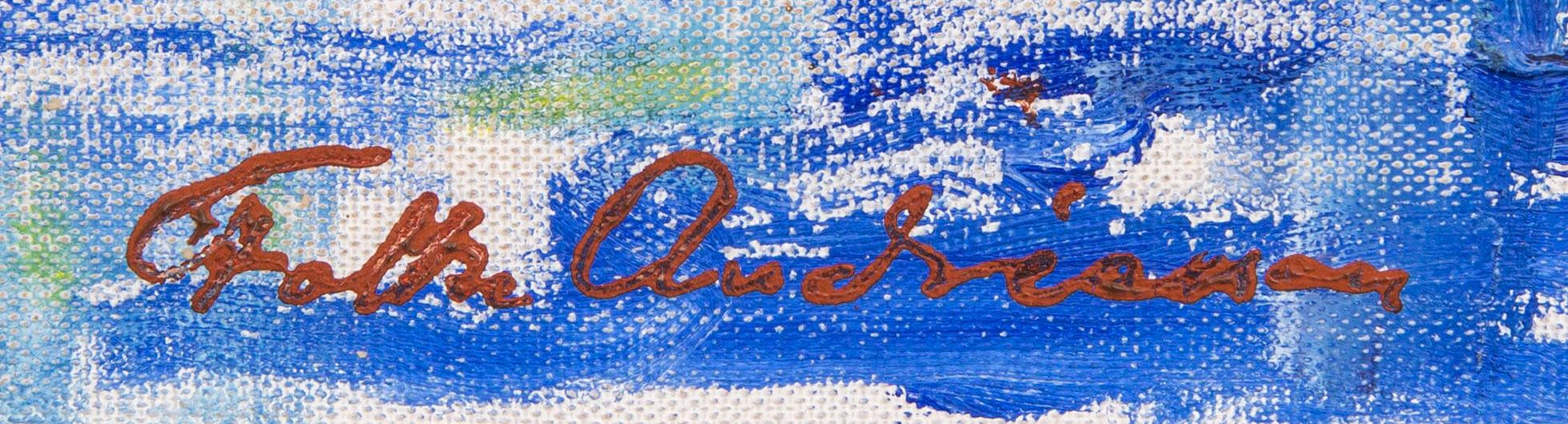 Folke Andréasson, oil on canvas signed.