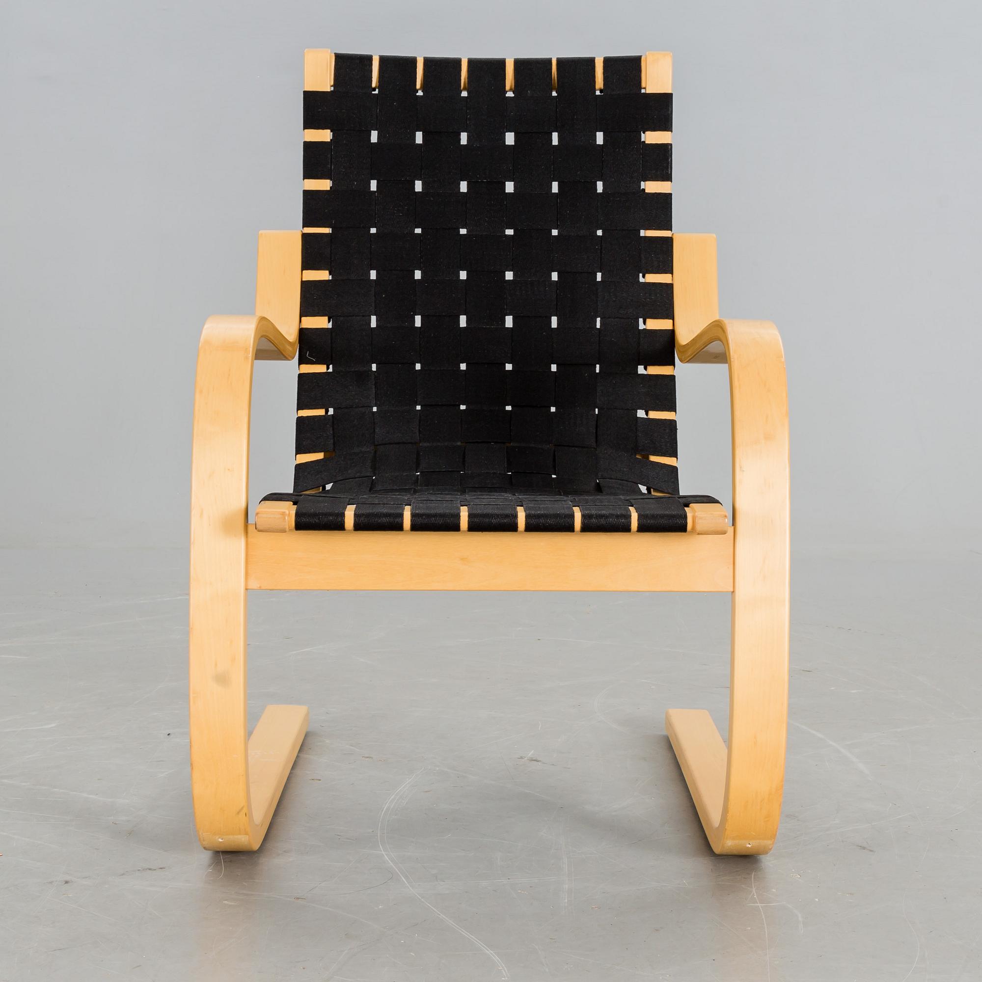 ALVAR AALTO, fåtölj, "modell 406", Artek,
