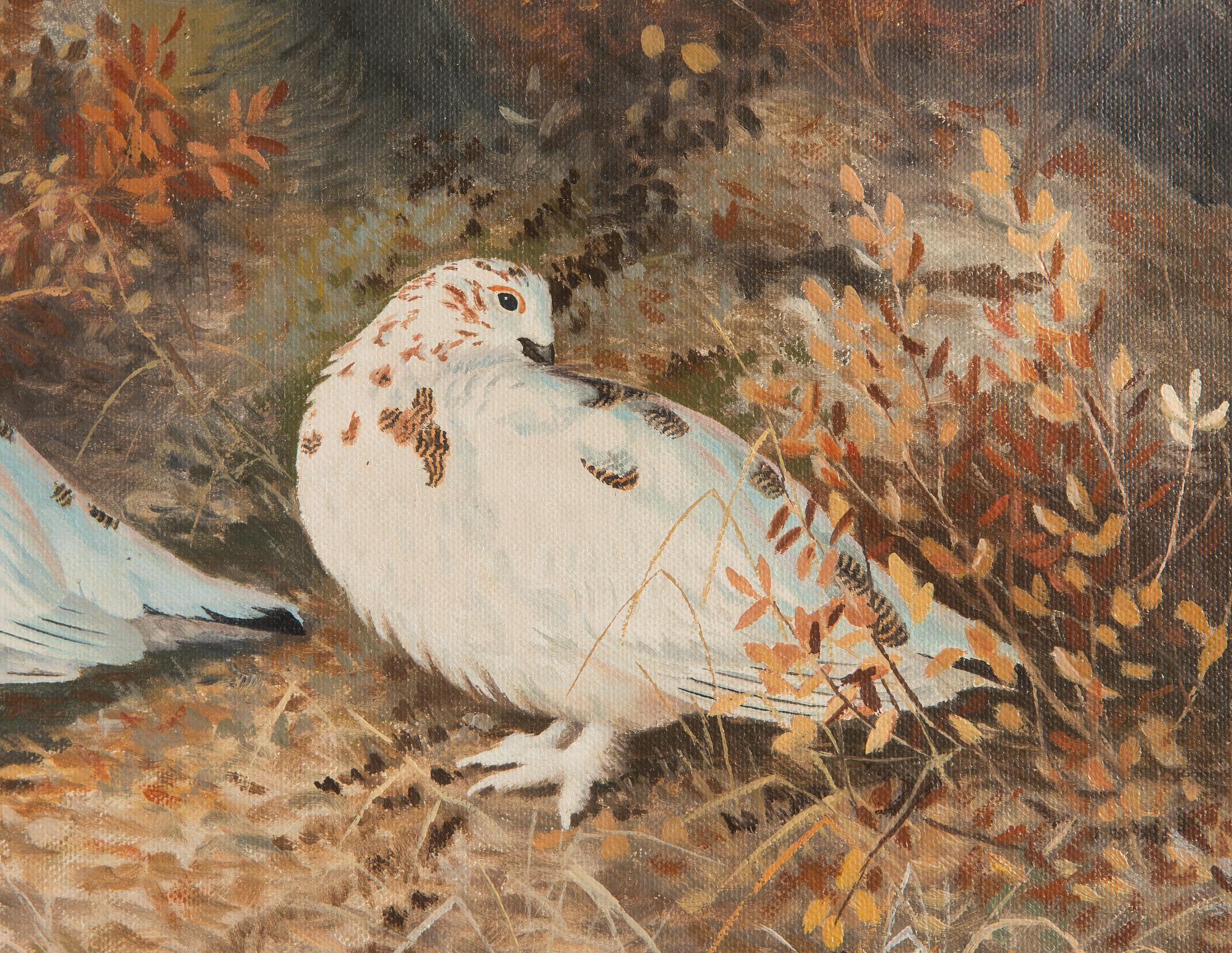 Matti Karppanen, Willow Grouse in the Woods.