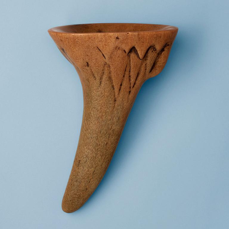 A rhinoserous libation cup, Qing dynasty, (1644-1912).