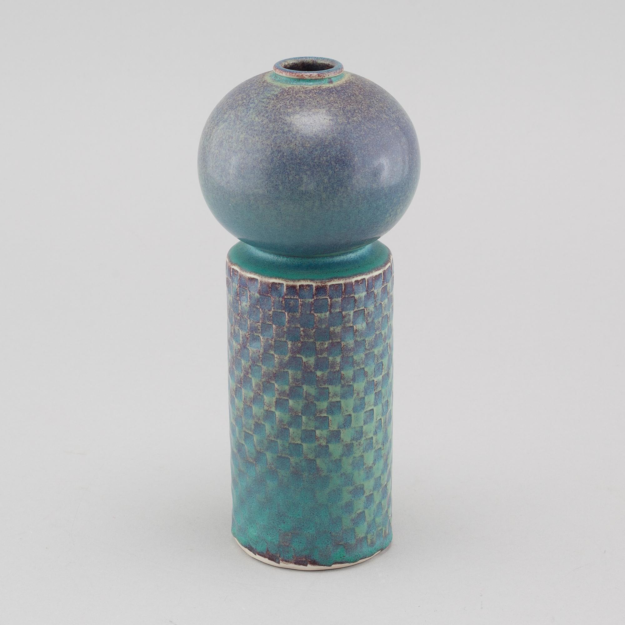 STIG LINDBERG, vas, stengods, Gustavsberg Studio, 1900-talets mitt.