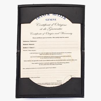 Franck Muller, Vanguard, wristwatch, 29 x 38 mm.