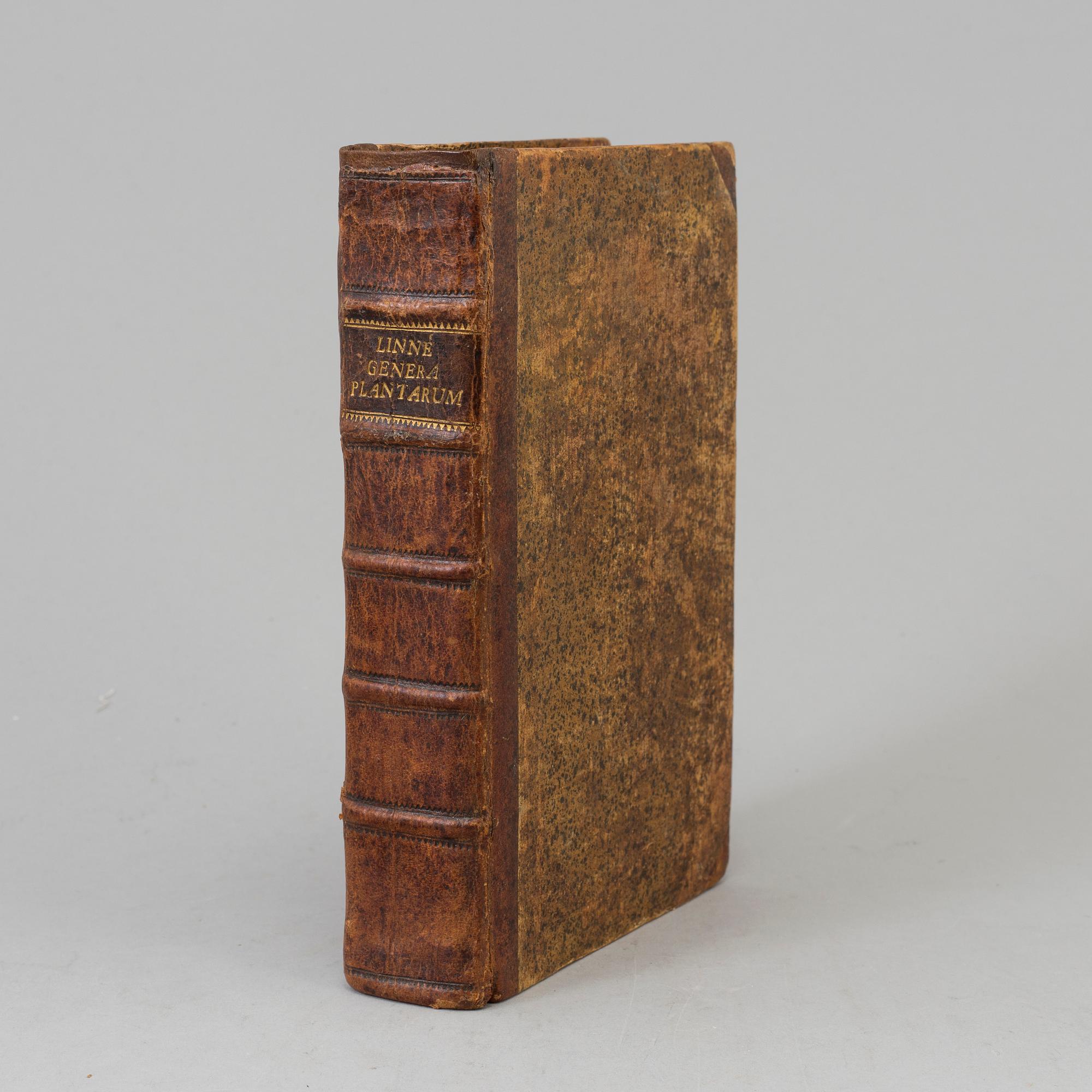 A BOOK, Carl von Linné, Stockholm, 1764.