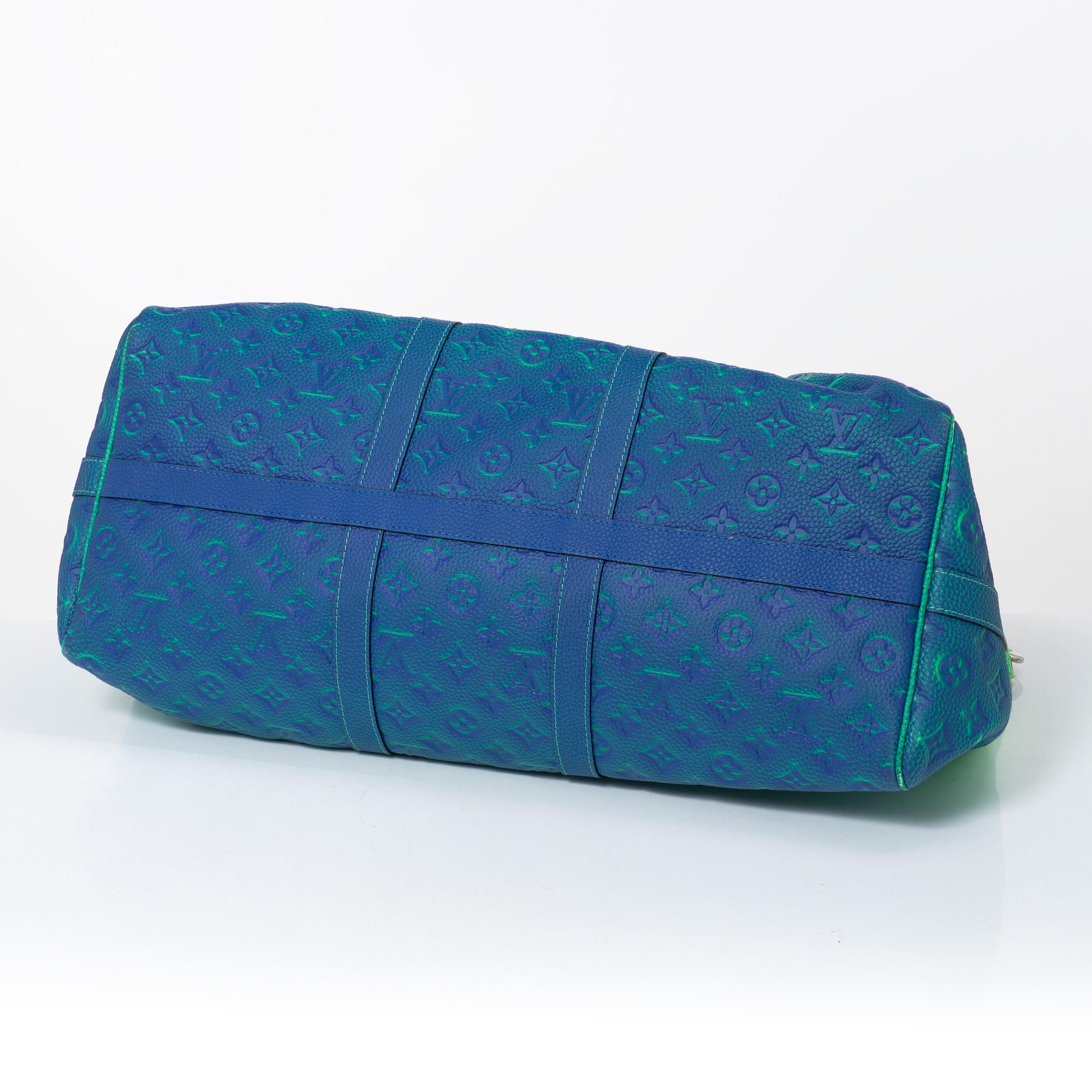 Louis Vuitton, Virgil Abloh, Keepall 50B weekend bag, "Keepall Taurillon Illusion", 2022.