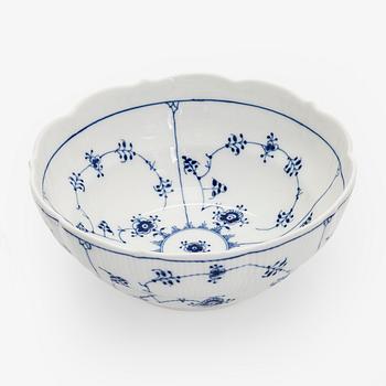 An 8-piece porcelain "Musselmalet", Royal Copenhagen, Denmark.