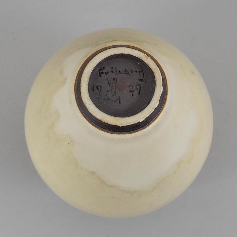 BERNDT FRIBERG, vase, signed and dated 1979.